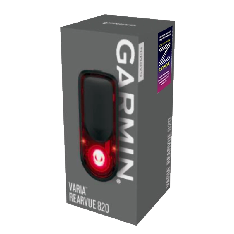 Garmin Varia RearVue 820 csomag tartalma radaros h&aacute;ts&oacute; l&aacute;mp&aacute;val &eacute;s tartoz&eacute;kokkal