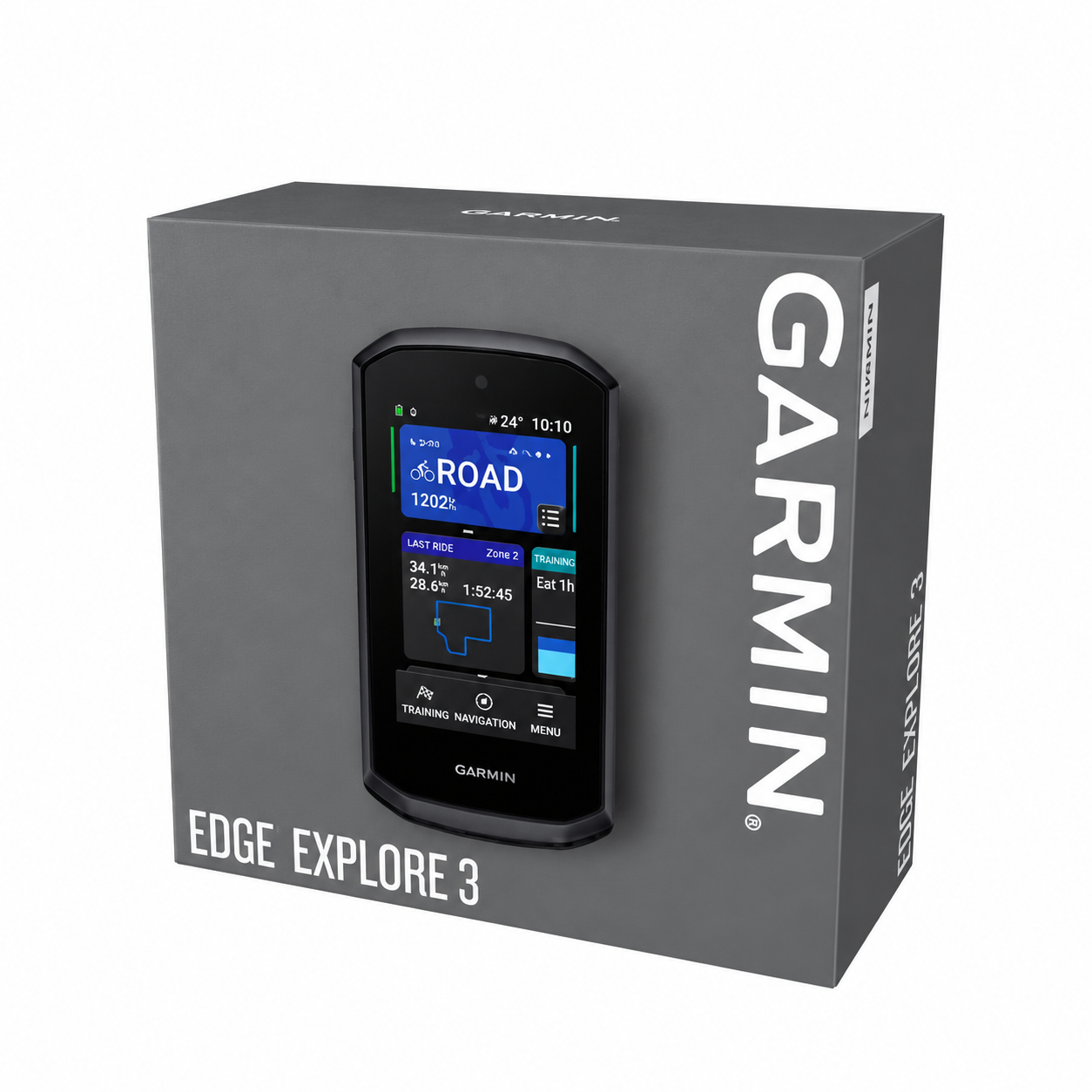 Garmin Edge Explore 3 és Explore 3 Plus csomag tartalma — doboz és tartozékok